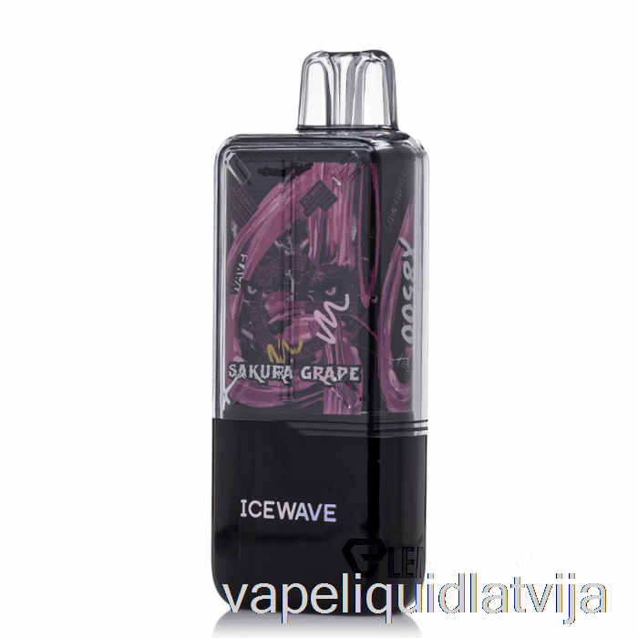 Icewave X8500 Vienreizējās Lietošanas Sakura Vīnogu Vape šķidrums